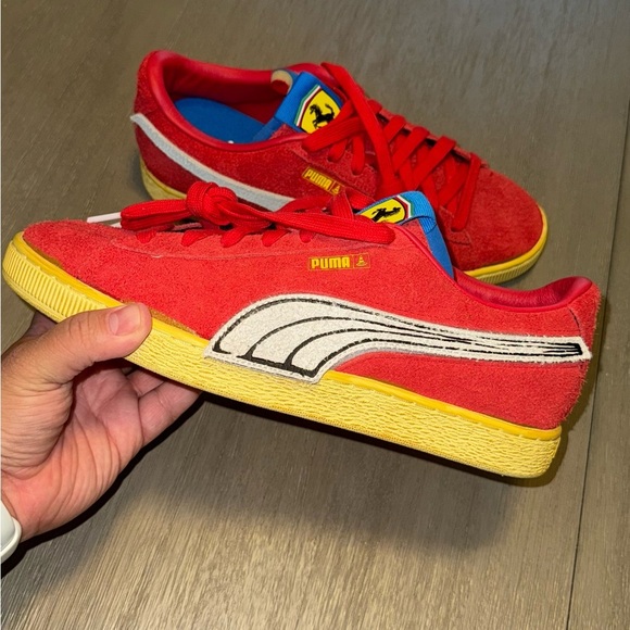 Puma Ferrari Suede X Jv Mens Style : 307999-01 size 10 (No Box) - Picture 2 of 7